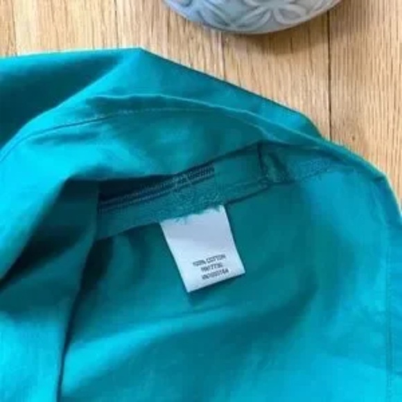 Merona Kelly Embellished Beaded Neckline Sleeveless Teal Green Tank Top Size S - Picture 6 of 11